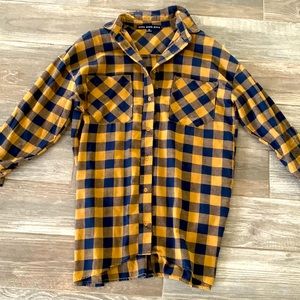 Long Flannel Shirt